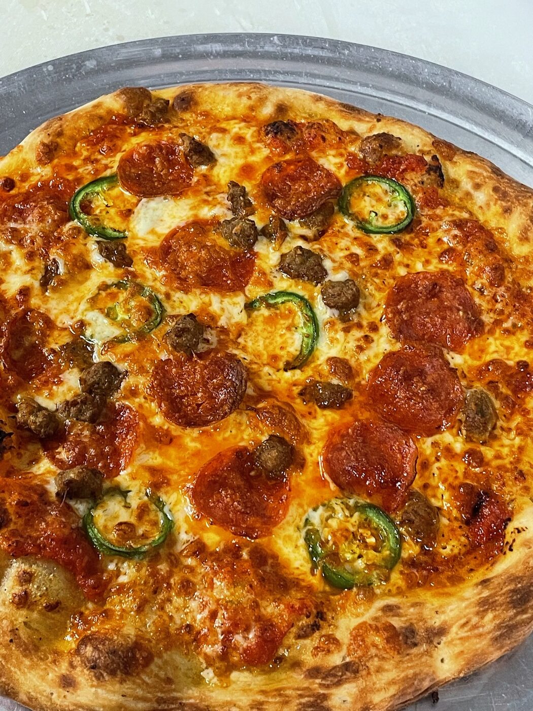 Pin Seeker wood-fired pizza
